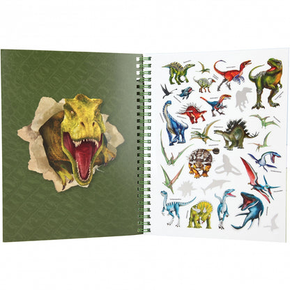 DINO WORLD Malbuch Buntstiften