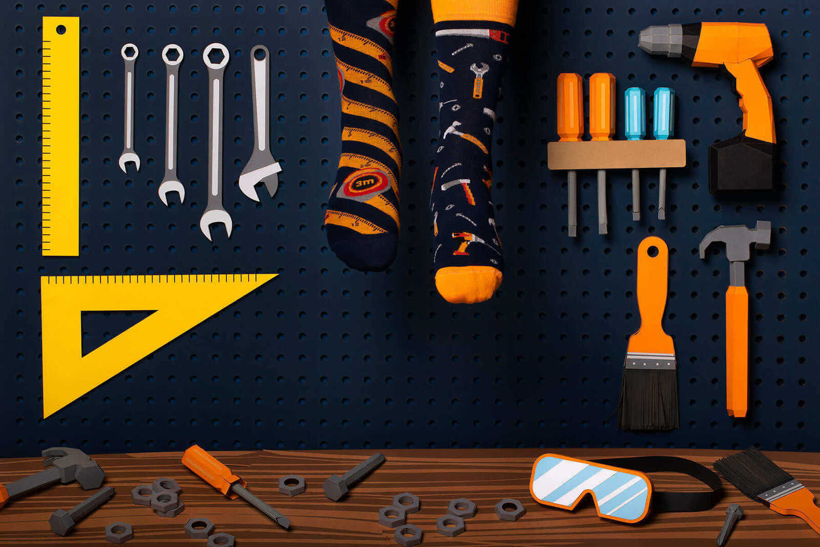 Many Mornings® Socken THE HANDYMAN