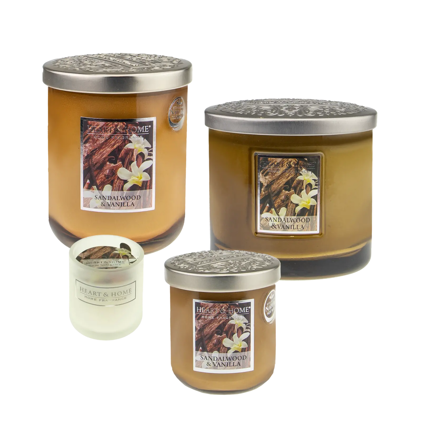 Heart&Home - Durftkerze "Sandalwood & Vanilla"