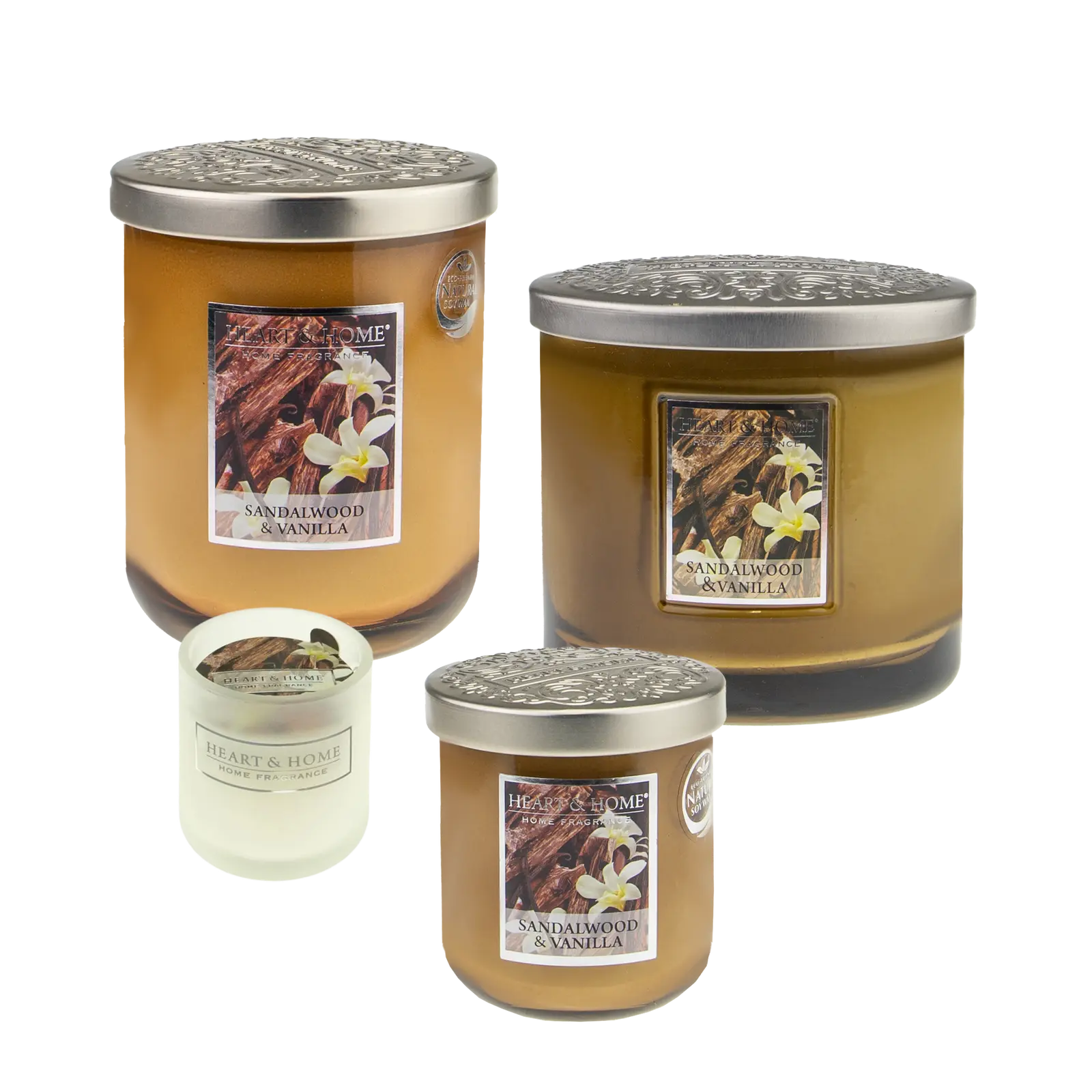 Heart&Home - Durftkerze "Sandalwood & Vanilla"