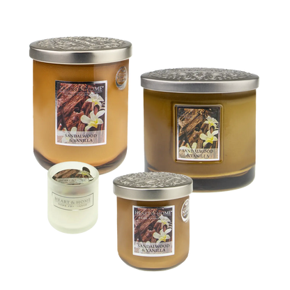 Heart&Home - Durftkerze "Sandalwood & Vanilla"