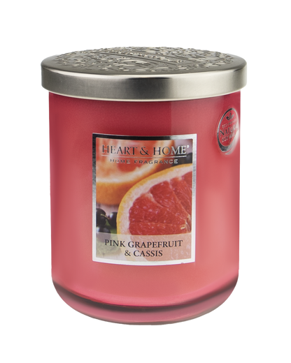 Heart&Home - Duftkerze "Pink Grapefruit & Cassis *