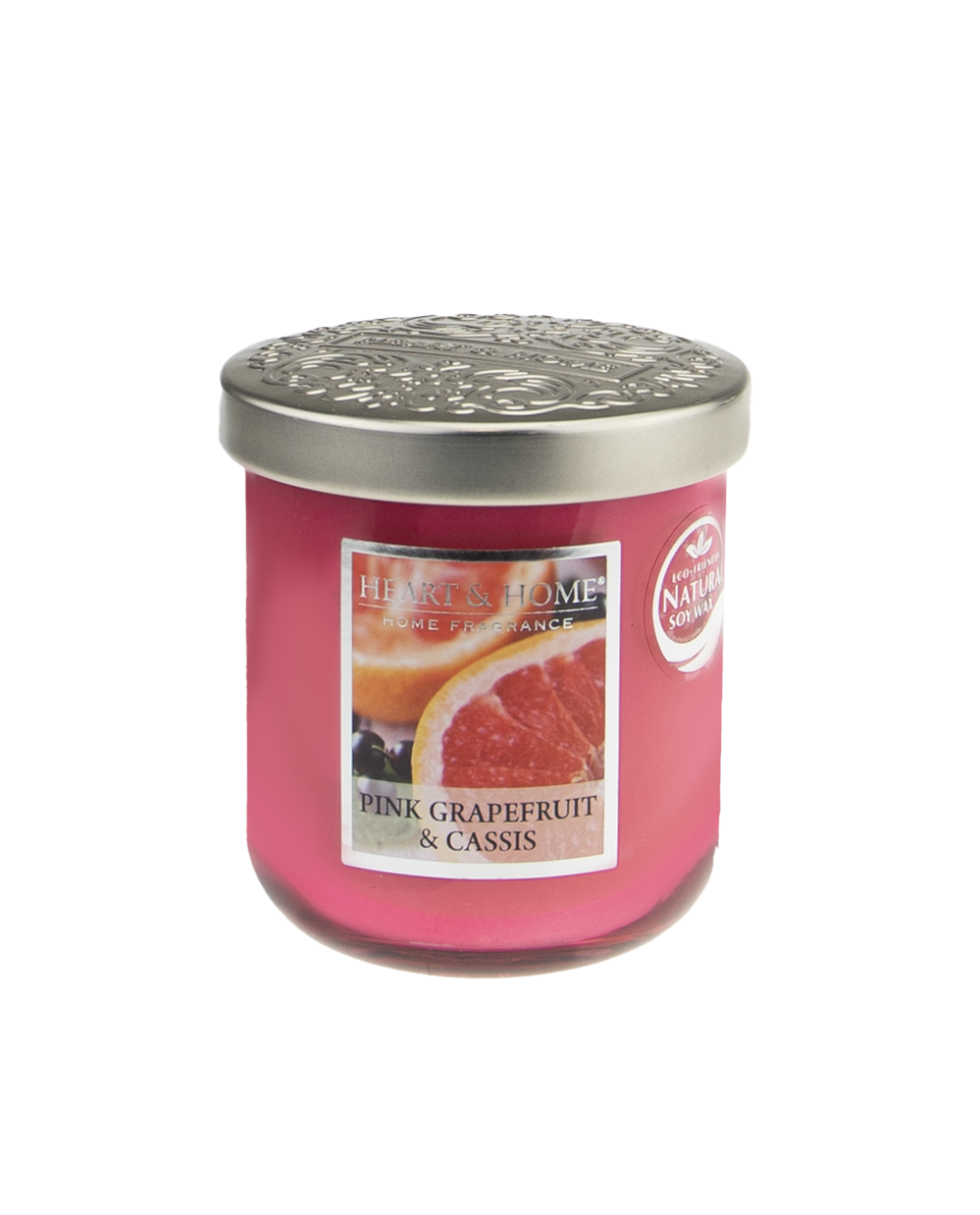 Heart&Home - Duftkerze "Pink Grapefruit & Cassis *