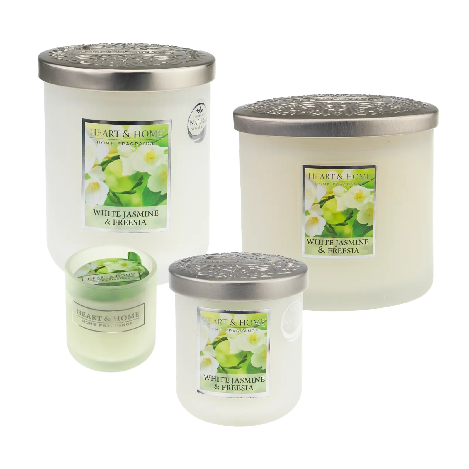 Heart&Home - Durftkerze "White Jasmine & Freesia"