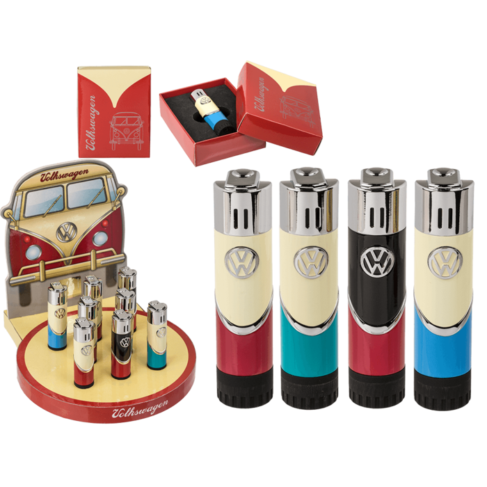 Metall-Röhrenfeuerzeug "VW Samba"
