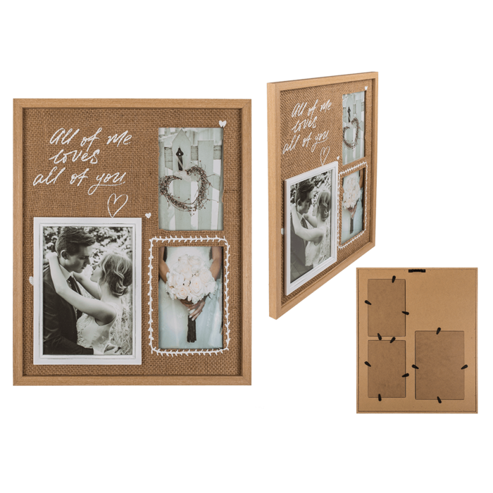 Holz-Bilderrahmen "Love"