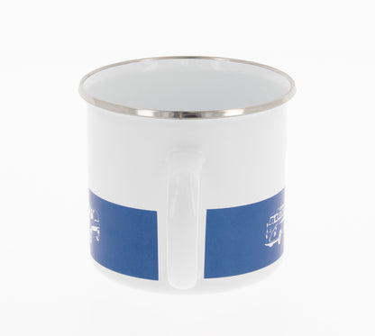 VW T1 Bus Emaille Tasse - Bulli Driver aus verschiedenen Blickwinkeln