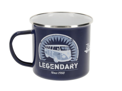 VW T1 Bus Emaille Tasse - Legendary