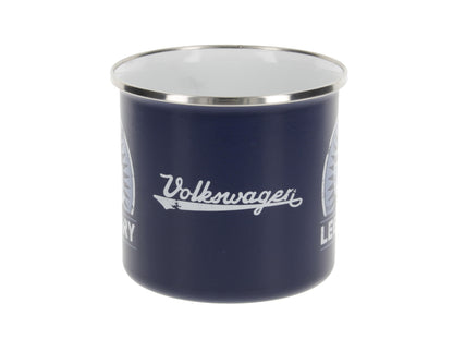 VW T1 Bus Emaille Tasse - Legendary aus verschiedenen Blickwinkeln