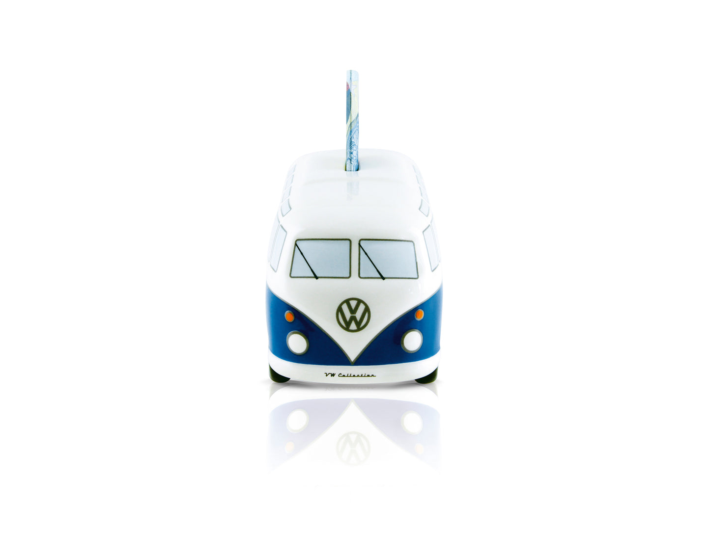VW T1 Bulli Spardose in blau, Front