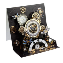 Pictura Pop-up Karte "Clockwork"