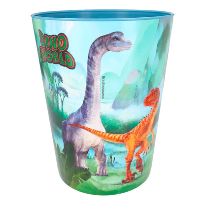 DINO WORLD Mülleimer, Kunststoff in grün oder blau