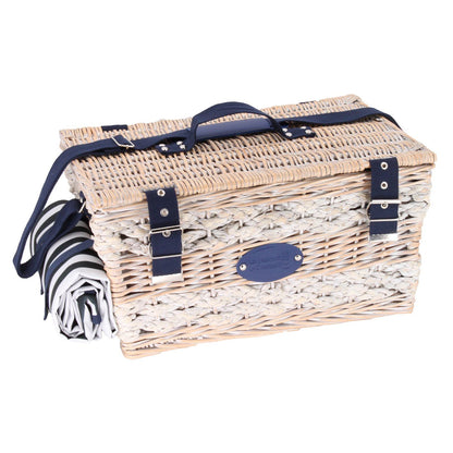 Picknickkorb "Marine" für 2/4/6 Personen