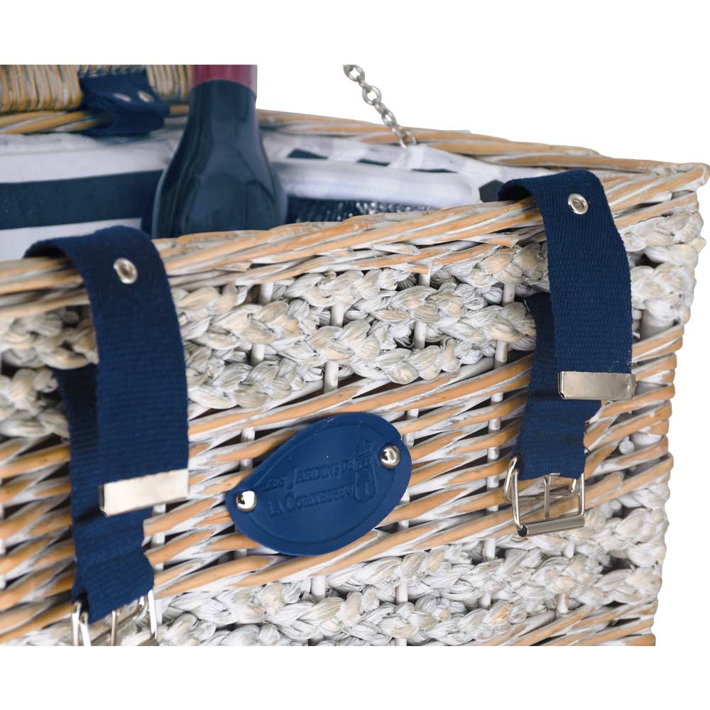 Picknickkorb "Marine" für 2/4/6 Personen