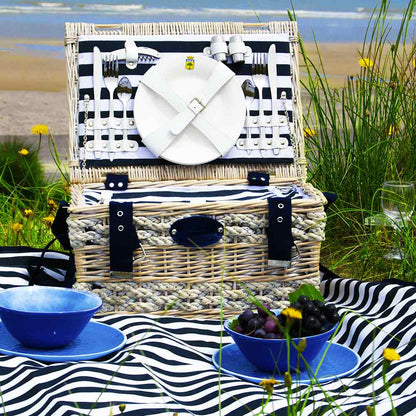 Picknickkorb "Marine" für 2/4/6 Personen