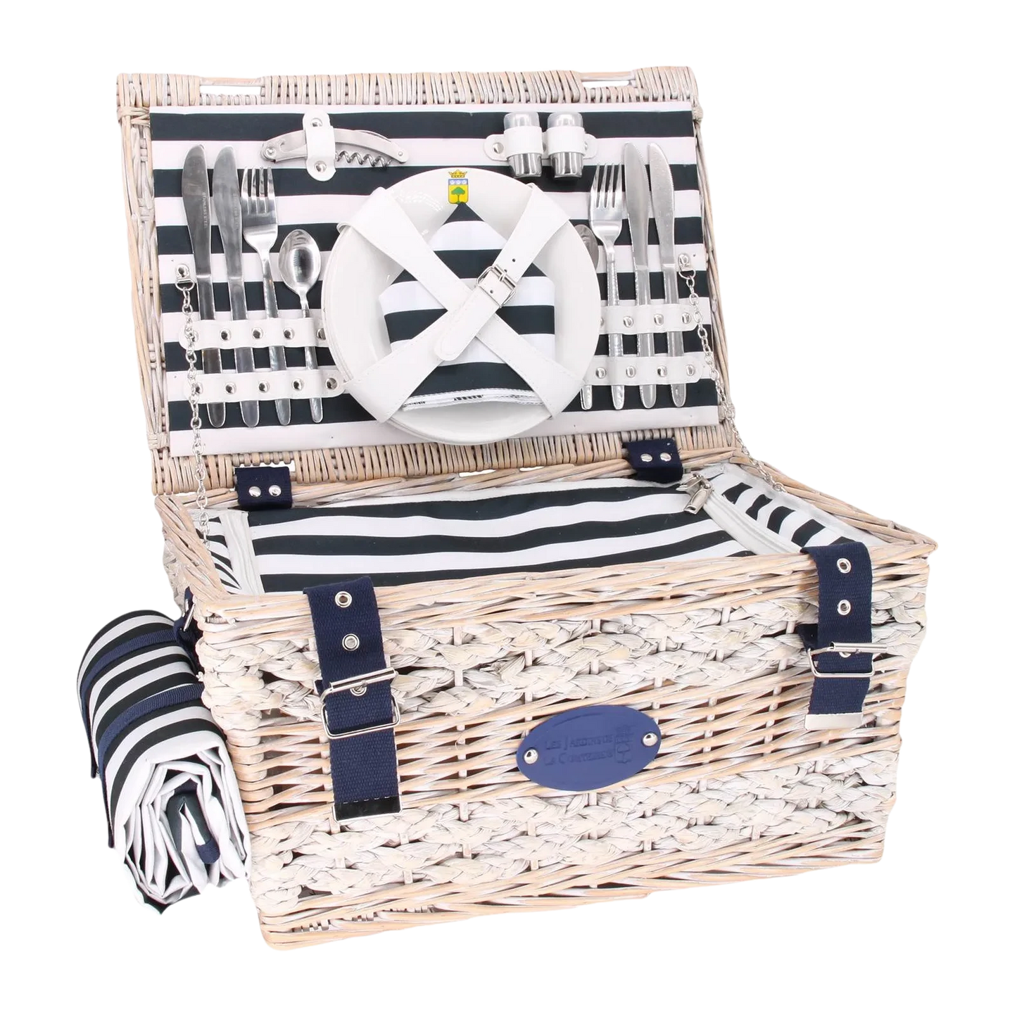 Picknickkorb "Marine" für 2/4/6 Personen