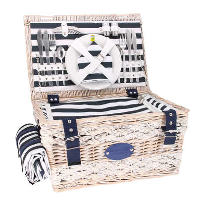 Picknickkorb "Marine" für 2/4/6 Personen