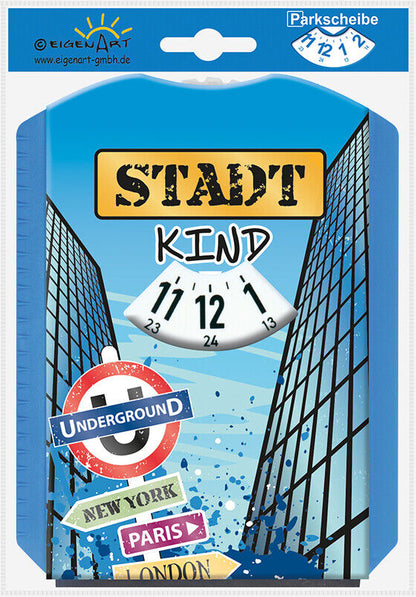 Parkscheibe “Stadt Kind”
