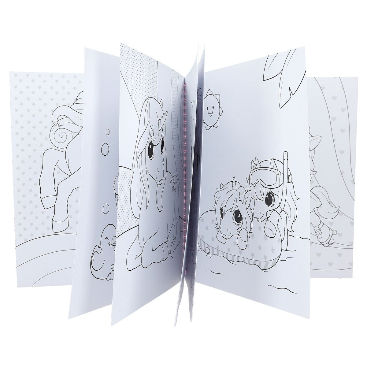 Ylvi Malbuch mit Einhorn Pailletten