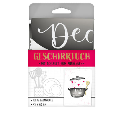 Sheepworld - Geschirrtuch - "Zu jedem Topf passt ein Deckel"