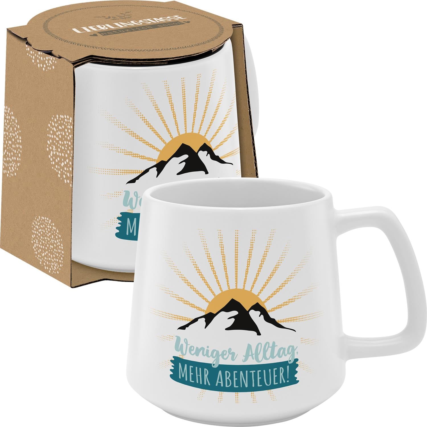 Sheepworld - Lieblingstasse "Weniger Alltag, mehr Abenteuer!"