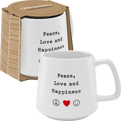 Sheepworld - Lieblingstasse "Peace, Love and Happiness"