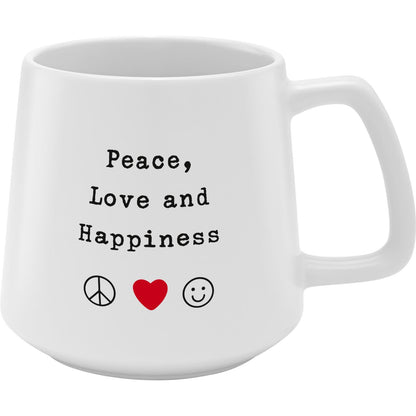 Sheepworld - Lieblingstasse "Peace, Love and Happiness"