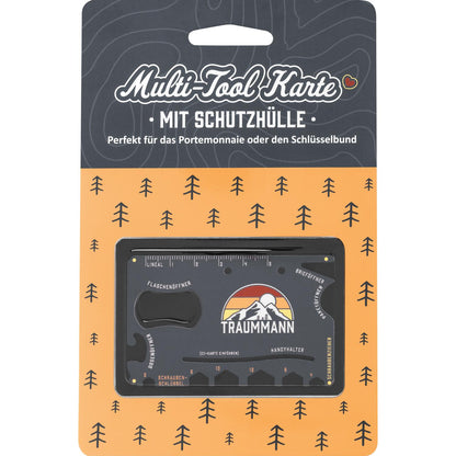 sheepworld Multi-Tool Karte "Traum MANN" mit Schutzhülle