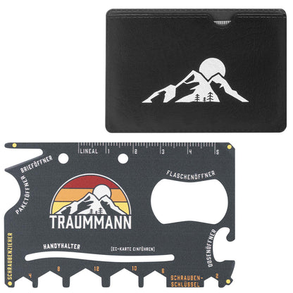sheepworld Multi-Tool Karte "Traum MANN" mit Schutzhülle