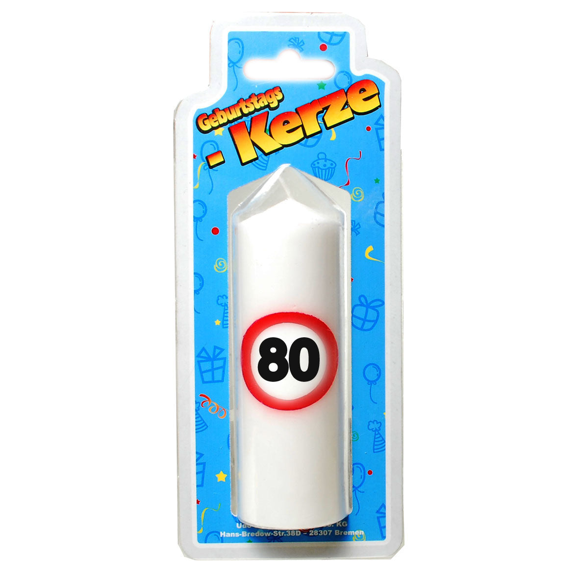 Kerze zum 80. Geburtstag
