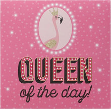 Pop-up-Musikkarte "Queen of the Day" mit Licht-Effekt