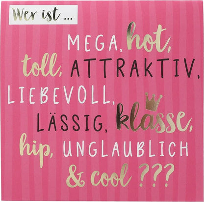 Pop-up-Musikkarte "Wer ist..." mit Licht-Effekt