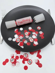 Konfetti-Bonbons zum 50. Geburtstag