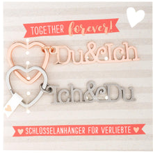sheepworld Schlüssel-Worte-Anhänger "Du & Ich"