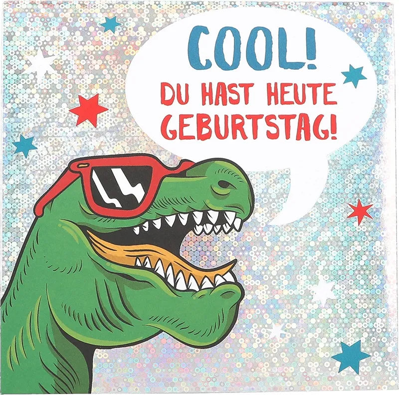 Pop-up-Musikkarte "I feel good" mit Licht-Effekt