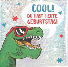 Pop-up-Musikkarte "I feel good" mit Licht-Effekt