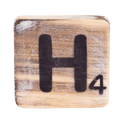 Wörterpuzzle - Holztafeln mit Buchstaben, Zeichen, Symbolen