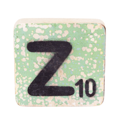 Wörterpuzzle - Holztafeln mit Buchstaben, Zeichen, Symbolen