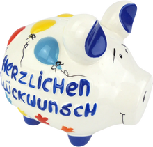 KCG Sparschwein "Herzlichen Glückwunsch"