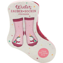 Sheepworld Winter Zauber Socken für Kinder "Einhorn"