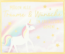Geschenkbox mit Musik "Mögen alle Träume & Wünsche in Erfüllung gehen!"