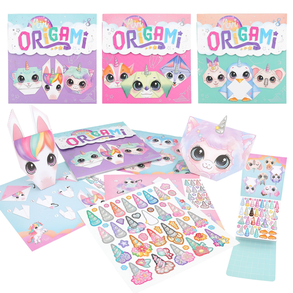 Ylvi & the Minimoomis ORIGAMI, 1 Packung, 3-Fach sortiert