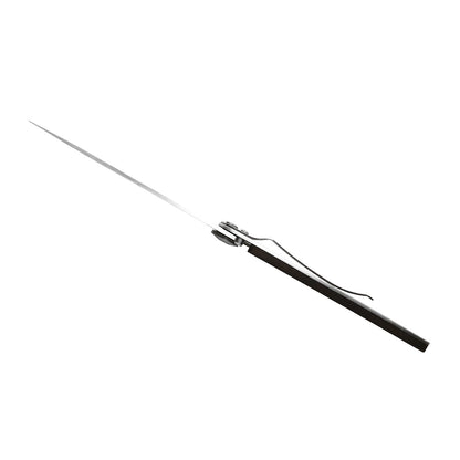 Deejo 37g - Taschenmesser mit Ebenholzgriff - Latino Skull