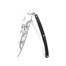 Deejo 37g - Taschenmesser mit Ebenholzgriff - Café Racer
