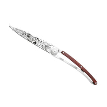 Deejo 37g - Taschenmesser mit Korallenholzgriff - Jagdszene