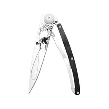Deejo 37g - Taschenmesser mit Ebenholzgriff - Fliegenfischen