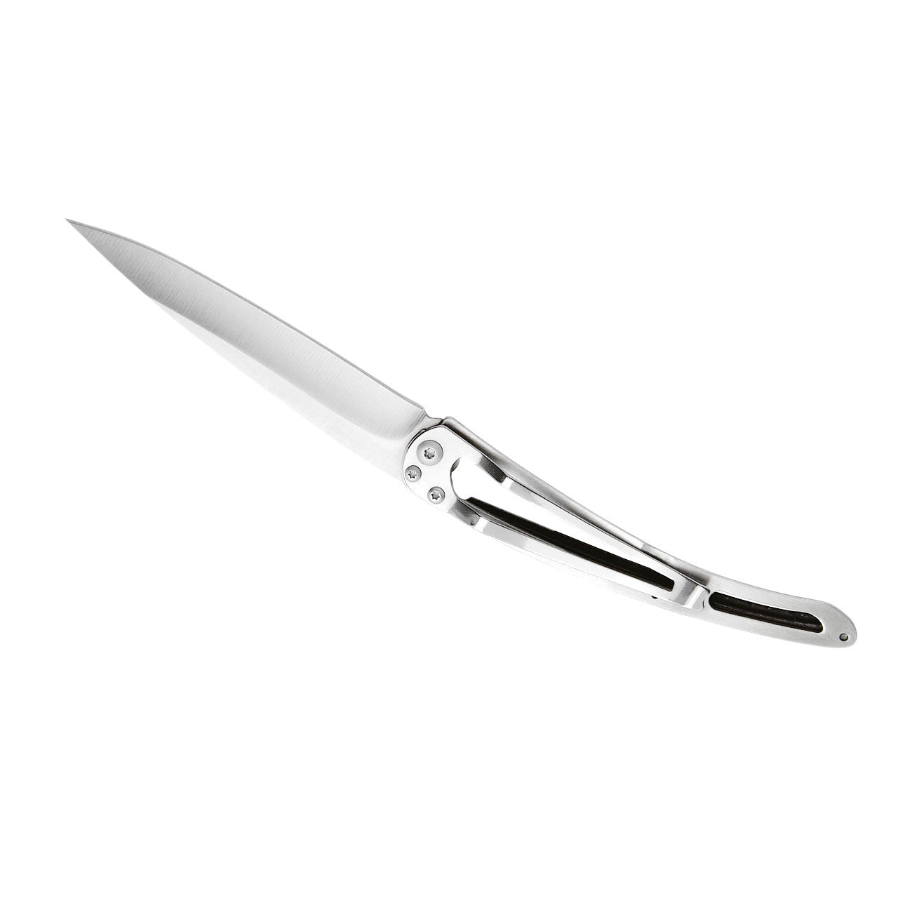 Deejo 37g - Taschenmesser mit Ebenholzgriff - Fliegenfischen