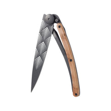 Deejo 37g - Taschenmesser mit Wacholderholzgriff - Art Déco