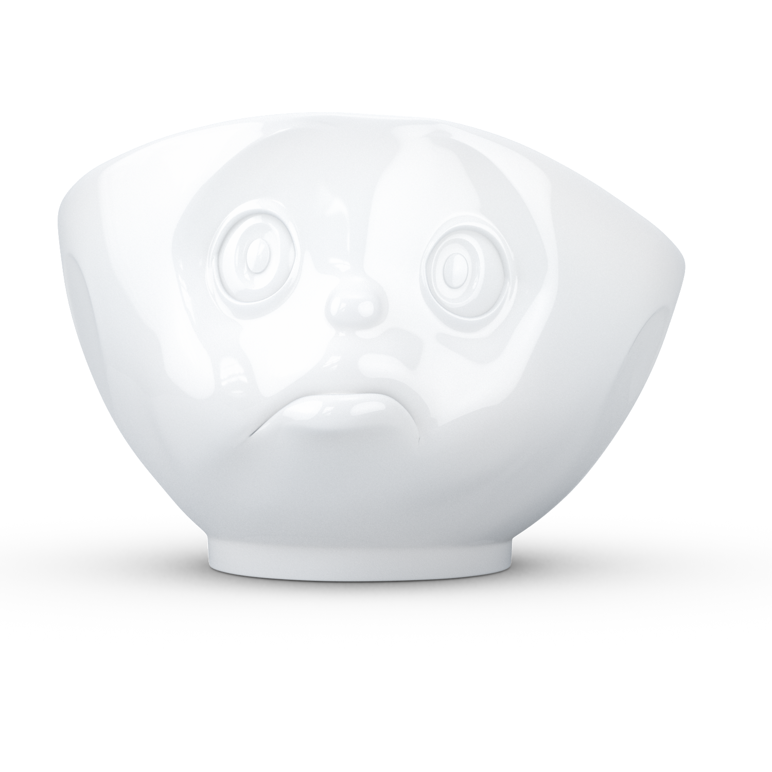 FiftyEight Schale "Schmolend", Front, weiß