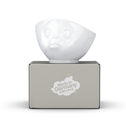 FiftyEight Schale "Schmollend", Seitlich, weiß mit passender Geschenkbox